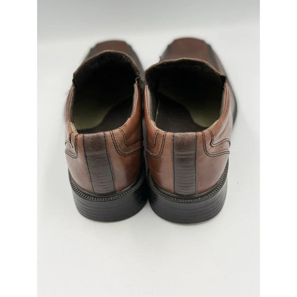 Clarks Escalade Step Leather Loafer Dress Shoe Men's Size 9M Brown 78872 Classic